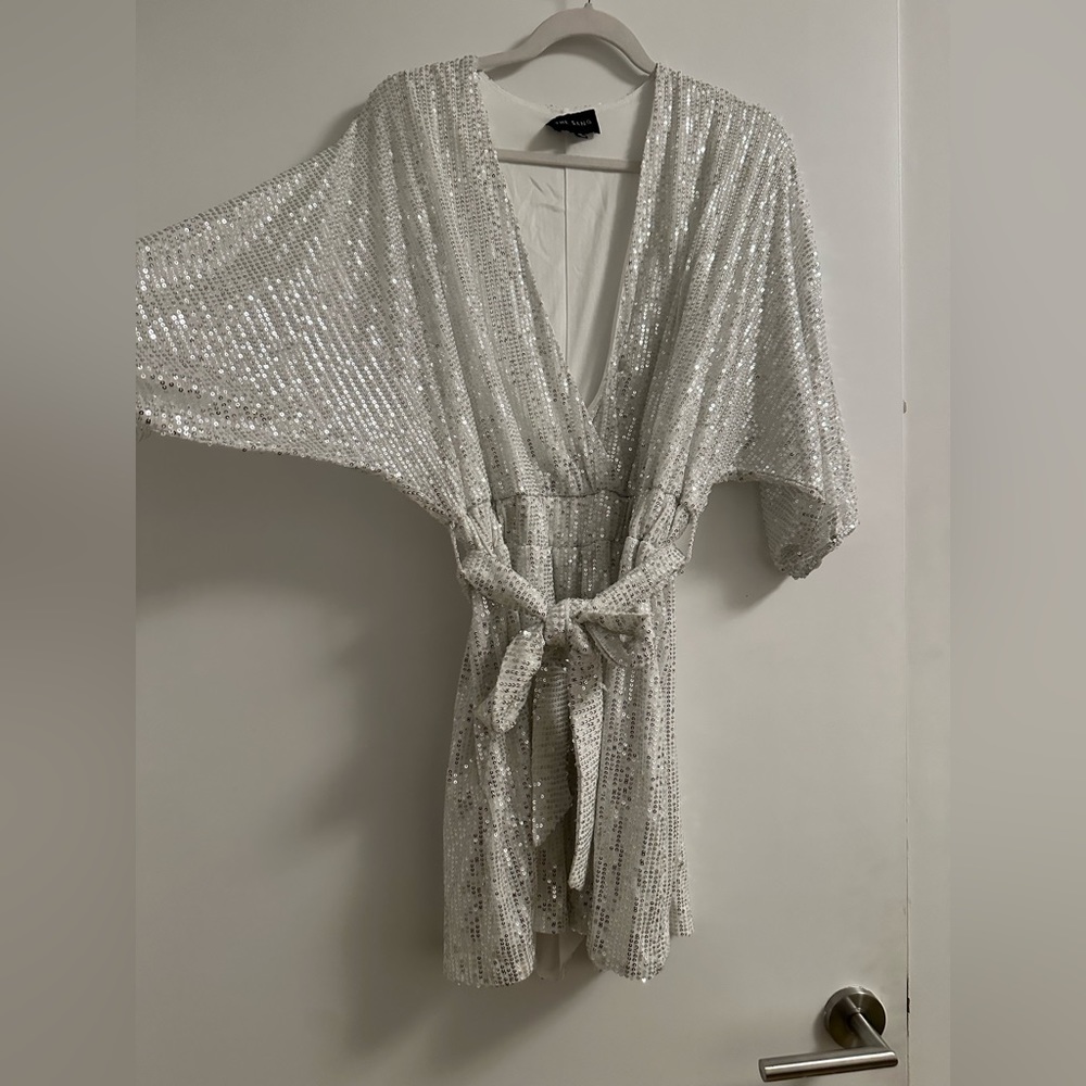 Sequined Romper: wore it and met Nelly!